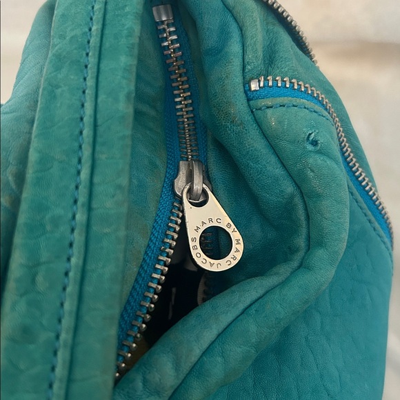 MARC JACOBS Teal Leather Hobo Bag - Picture 5 of 6